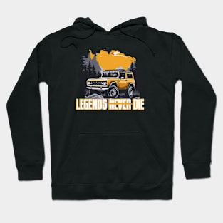 Legends Never Die BRONCO Hoodie